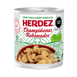 Herdez Champiñones Rebanados 186 g