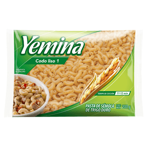 Yemina Sopa de Codo Liso No.1 200 g