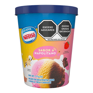 Nestle Helado Sabor Napolitano 1 L