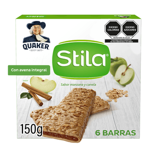 Barras de Cereal Rellenas con Manzana y Canela 150 g