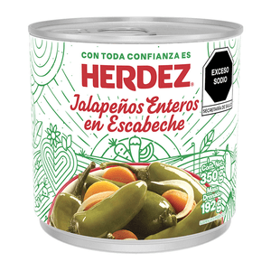 Herdez Chiles Jalapeños Enteros en Escabeche 350 g