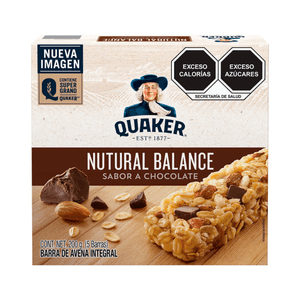 Barras de Avena Natural Balance Sabor Chocolate 200 g