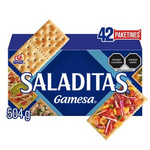 Galletas Saladitas Clásicas 42 paketines 504 g