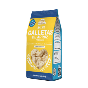 Mini Galletas de Arroz Sabor Mantequilla 30 g