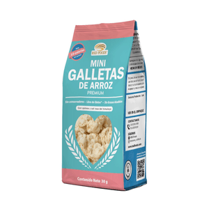 Mini Galletas de Arroz Sal Rosa del Himalaya 30 g