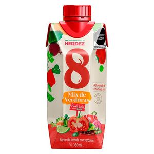 Herdez Jugo de 8 Verduras Picante Limón 330 ml