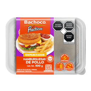 Bachoco Hamburguesa Practicos 500 g 500 g