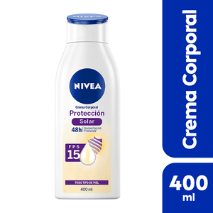 NIVEA Crema corporal humectante con protección solar FPS15 400 ml