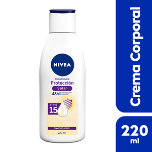 NIVEA Crema corporal humectante con protección solar FSP15 220 ml