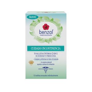 Benzal Toallitas Control Inco 12 Pzas 83 g