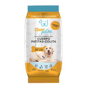 Toallitas Húmedas para Mascota (Cuerpo ) 80 Pc