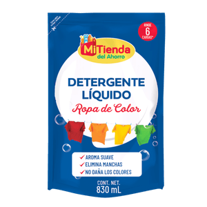 Detergente Liquido de Color Pouch 830 Ml