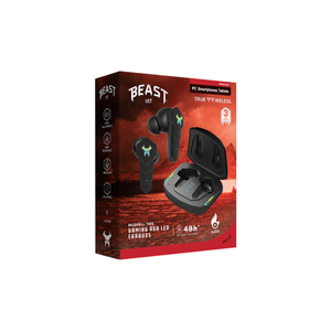 Muspell Earbuds Tws Inalámbricos Gaming Negro 1 Pz