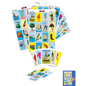 Loteria 10 Tablas Jumbo Mexicana 1 Pz