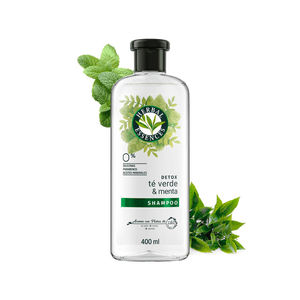 Shampoo Detox Té Verde Y Menta 400 Ml