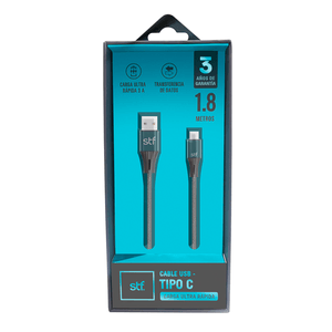 Cable Usb - Tipo C 3a 1 Pz