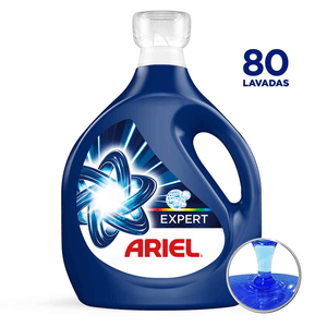 Ariel Expert Detergente Líquido Para Lavar Ropa Blanca y de Color 5 L