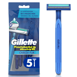 Gillette Rastrillo Prestobarba Ultragrip2 con 2 Hojas 5 pz