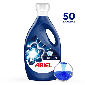 Ariel Expert Detergente Líquido Para Lavar Ropa Blanca y de Color 2.8 L