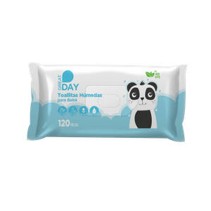 Great Day Toallitas Húmedas con Aloe Vera para Bebé con 120 piezas