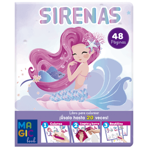 Magic Book Sirenas 1 Pieza 1 Pz