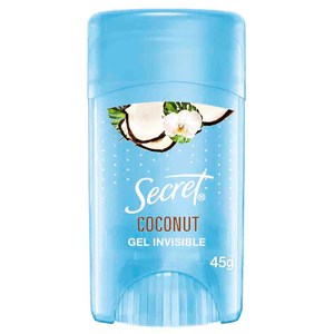 Secret Gel Invisible Antitranspirante Coconut 45 g