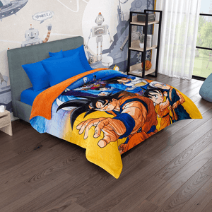 Edredon Matrimonial Dragon Ball Naranja 1 Pz