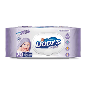 Dodys Toallitas Humedas con Crema Protectora 70p 70 Pz