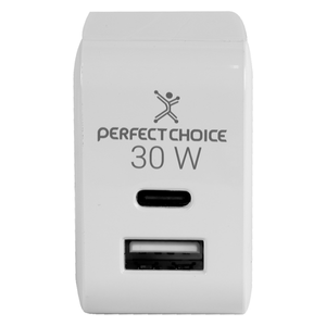 Adaptador de Corriente 30 W 2 Usb C - a 1 Pz