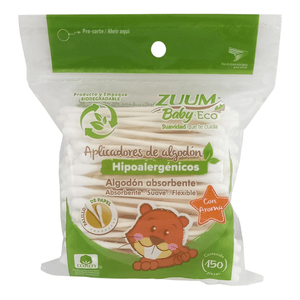 Zuum Aplicador Para Bebe 150 Piezas Aby Bio con 150 Pz