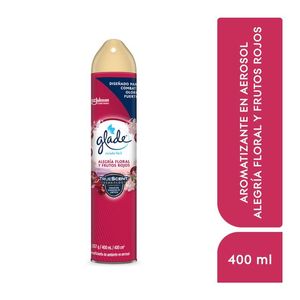 Glade Aromatizante Aerosol Alegría Floral y Frutos Rojos 400 ml