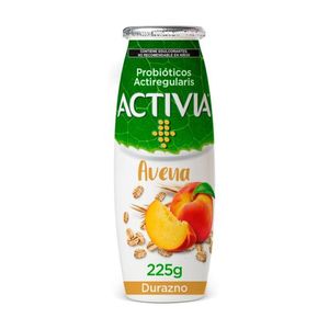 Activia Alimento lácteo Fermentado Durazno Avena 225 g