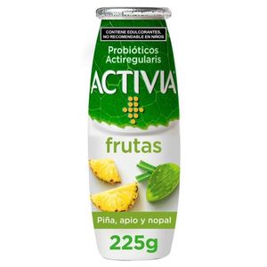 Activia Alimento Lácteo Fermentado Piña Apio Y Nopal 225 g