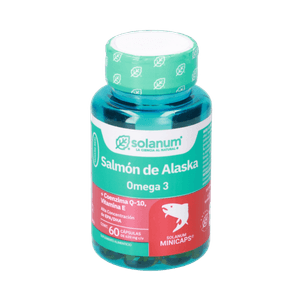 Suplemento Alimenticio Omega Salmon Alaska Coq10 60 Pz