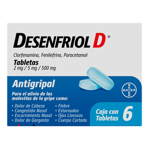 Desenfriol D Antigripal 6 Pz