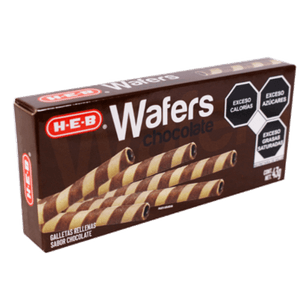 Galleta Wafers Rellenos de Chocolate 43 g