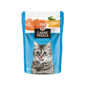 Alimento Húmedo para Gato Grandpet Carne Fresca Salmón-Atún 85 g