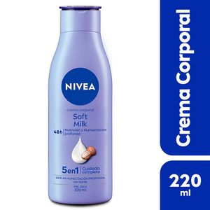 NIVEA Crema corporal soft milk para piel seca 220 ml