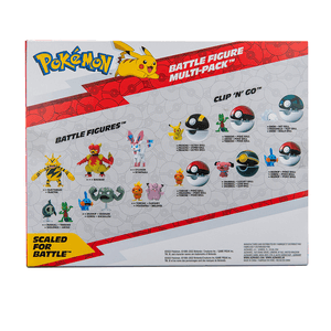 Set 8 Figuras de Batalla Pokemon 1 Pz