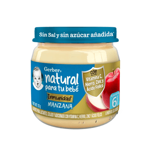 Gerber Papilla Manzana Adicionado con Vitamina C 113 g