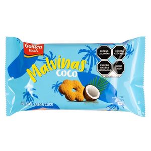 Golden Foods Galletas Malvinas Sabor Coco 420 g