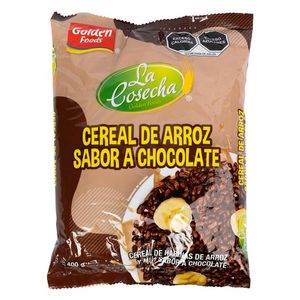 Golden Foods La Cosecha Cereal Arroz Sabor a Chocolate 400 g