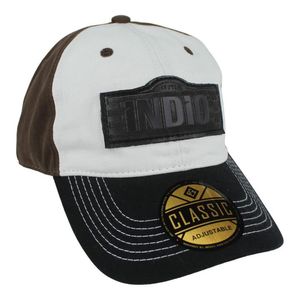 Gorra Cerveza Indio Color Café con Blanco