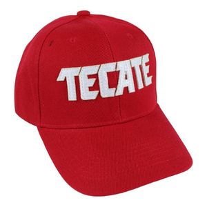 Gorra Cerveza Tecate Color Rojo