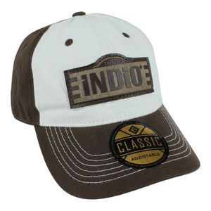 Gorra Cerveza Indio Color Café con Blanco