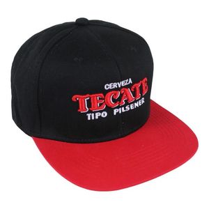 Gorra Cerveza Tecate Color Negro con Rojo