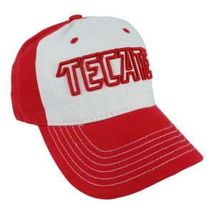 Gorra Cerveza Tecate Color Rojo con Blanco