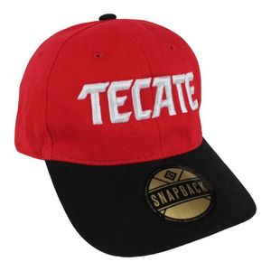 Gorra Cerveza Tecate Color Rojo con Negro