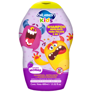 Shampoo Para Niños Antipiojos 2en1 400 Ml