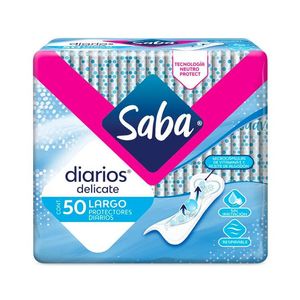 Protectores Diarios Delicate Largo 50 pz